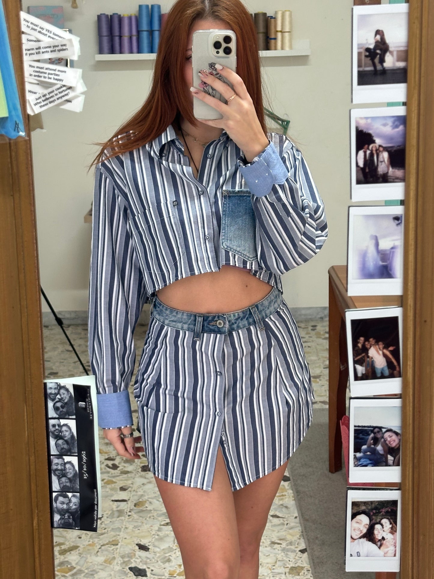 Strip & Stripes SHIRT + SKIRT